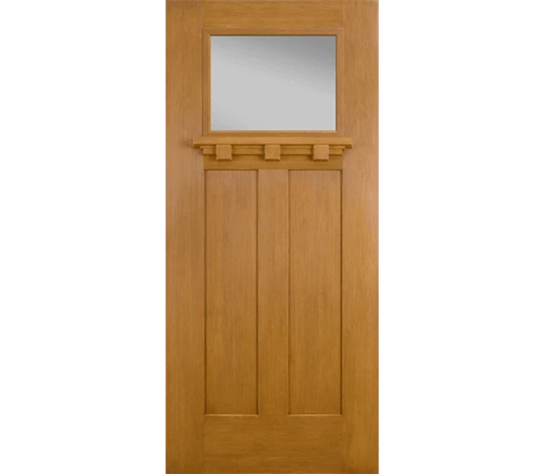 Youngstown Craftsman Light Fiberglass Entry Door