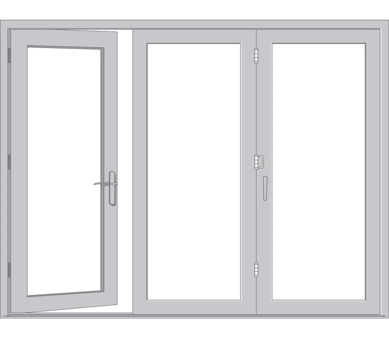 Youngstown Pella Architect Reserve Series Contemporary Bifold Patio Door